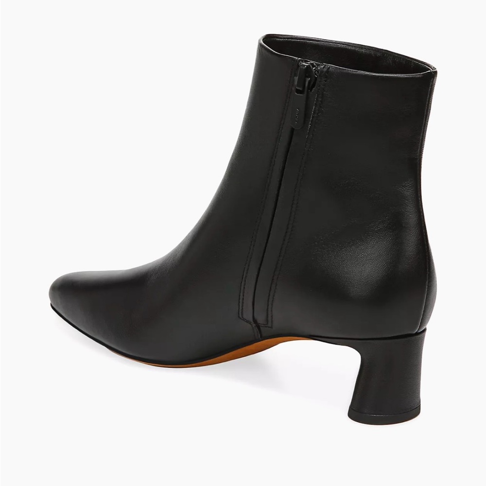 NEW Vince Hilda Leather Ankle Boots Black Size 5.5 - Picture 3 of 15